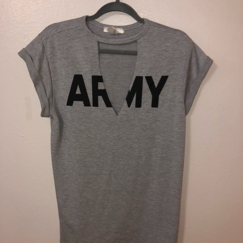 Short sleeve army shirt